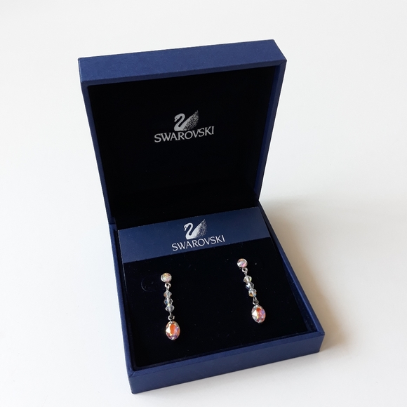 Swarovski Crystal Drop Earrings with Certificate - Picture 3 of 7